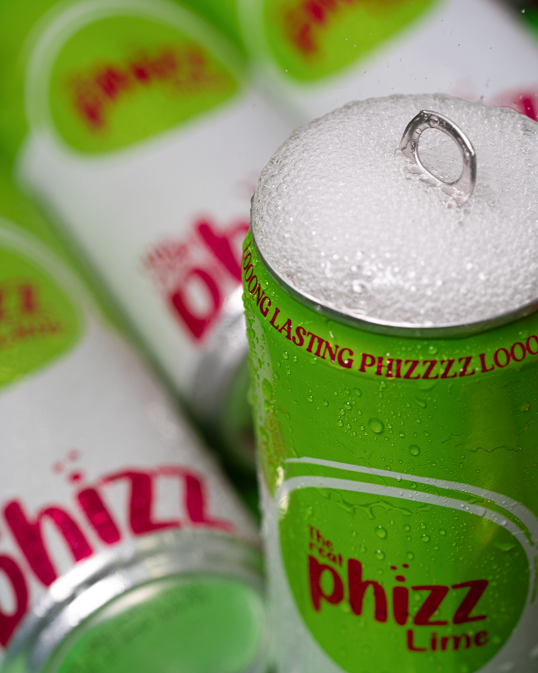 The Real Phizz - Lime Can 300ml (24 Count)