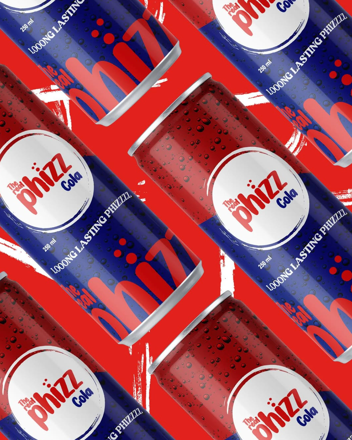 The Real Phizz - Cola Can 250ml (24 Count)
