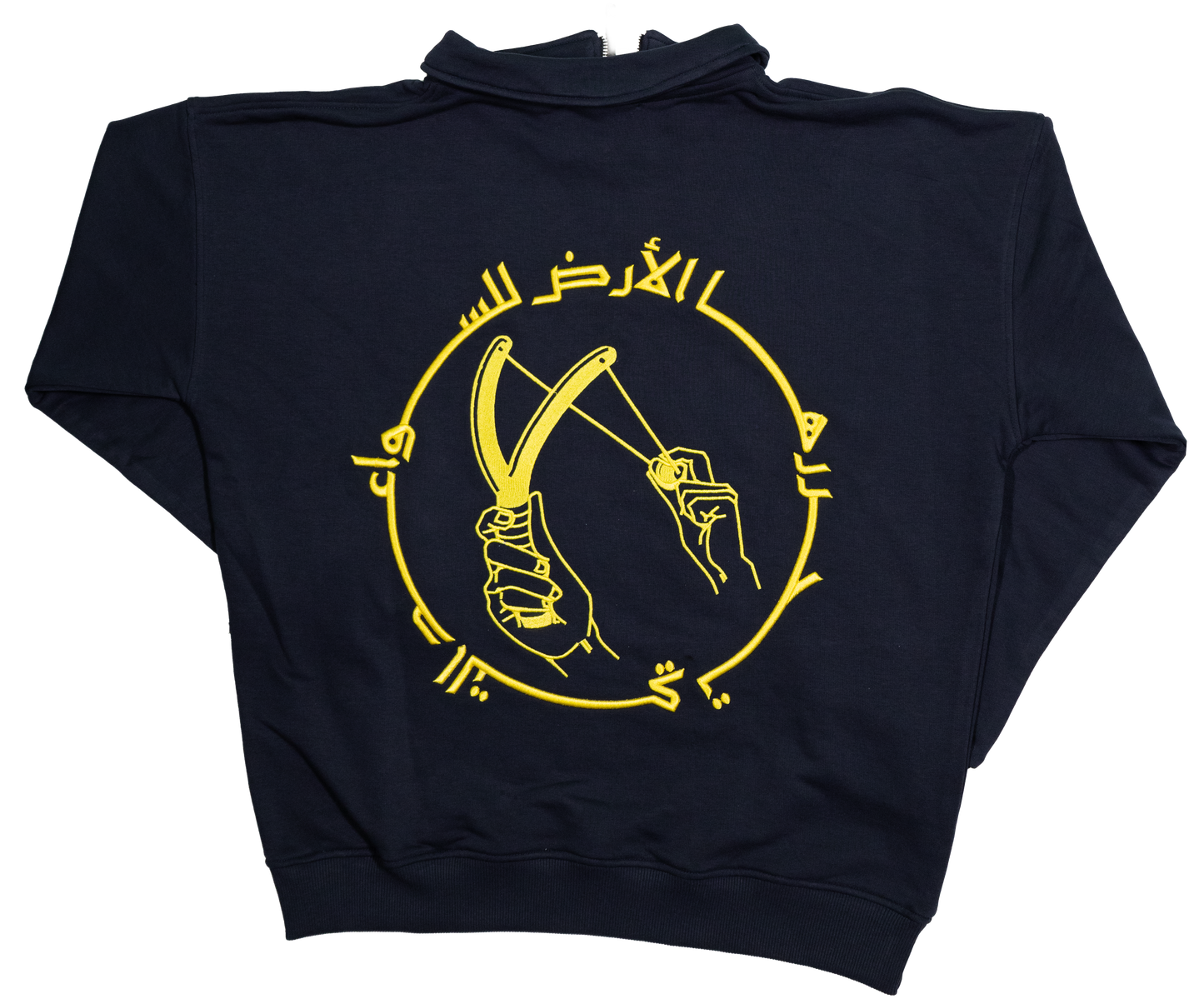 The Land Belongs Quarter Zip Sweater
